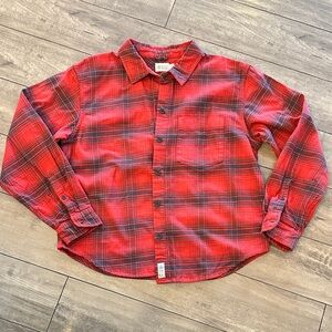 NWOT Alpine Design size medium women’s plaid button up red/black